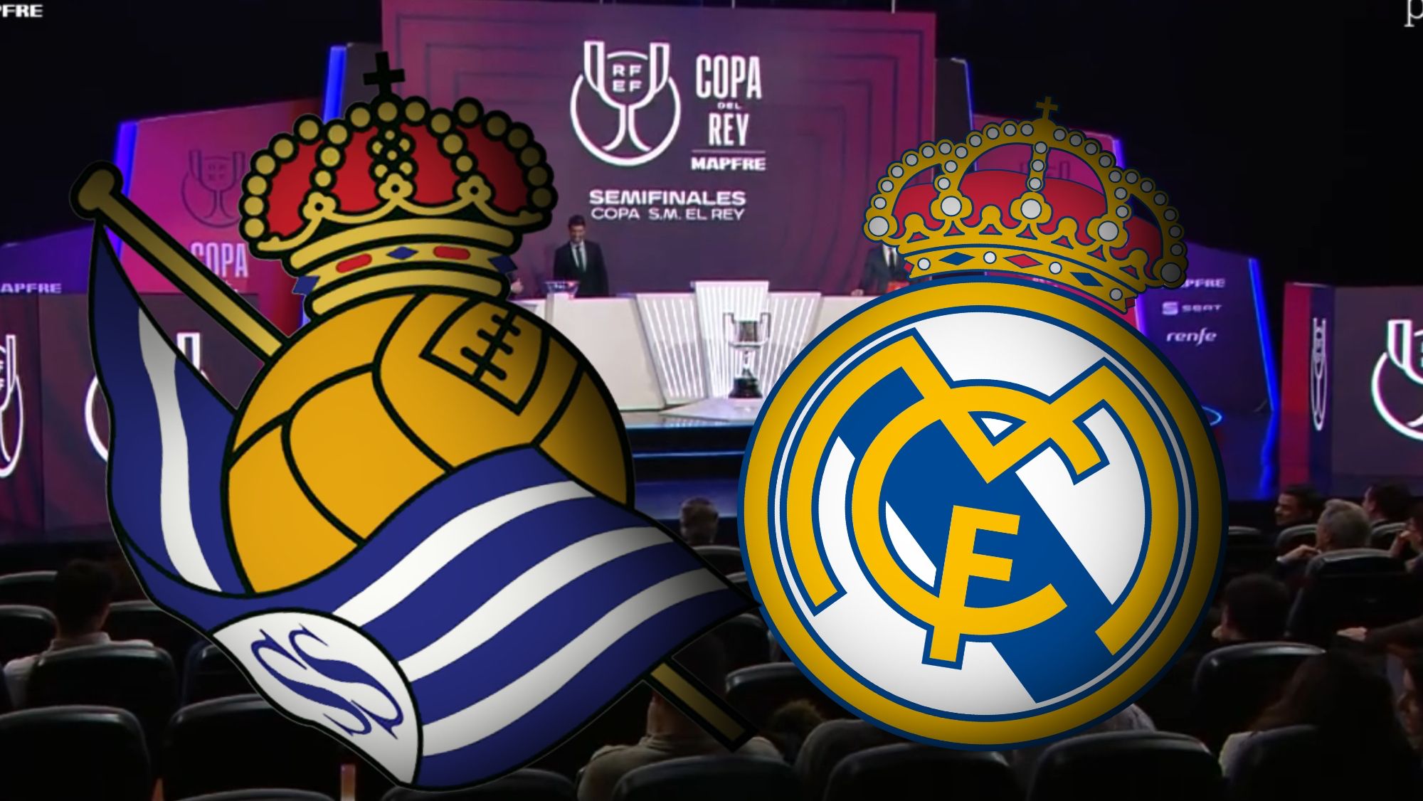 El Real Madrid se enfrentará a la Real Sociedad en las semifinales de la Copa del Rey.