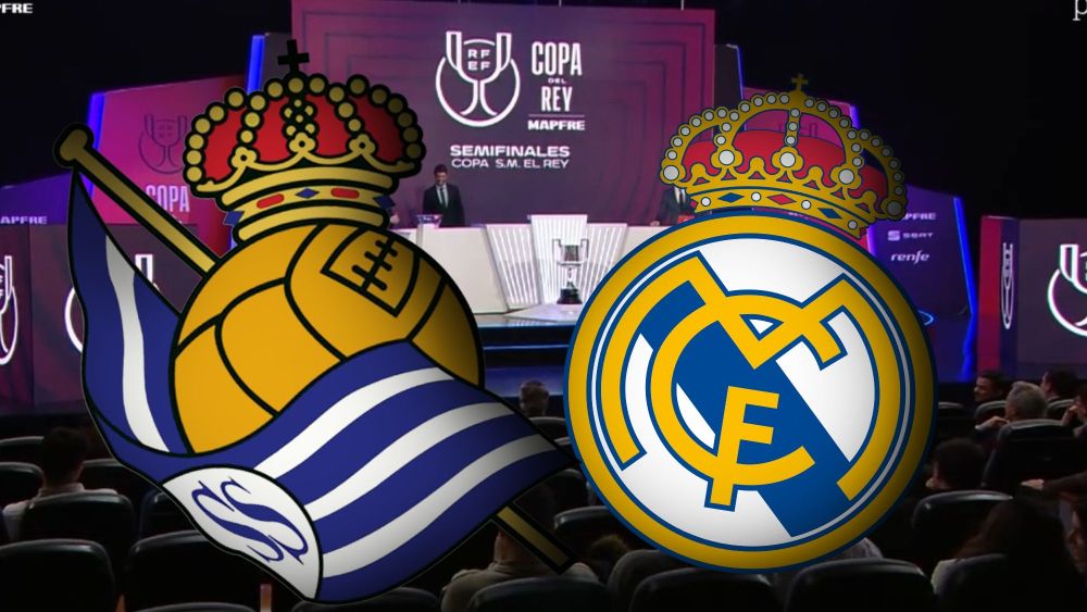 El Real Madrid se enfrentará a la Real Sociedad en las semifinales de la Copa del Rey. El Real Madrid se enfrentará a la Real Sociedad en las semifinales de la Copa del Rey.
