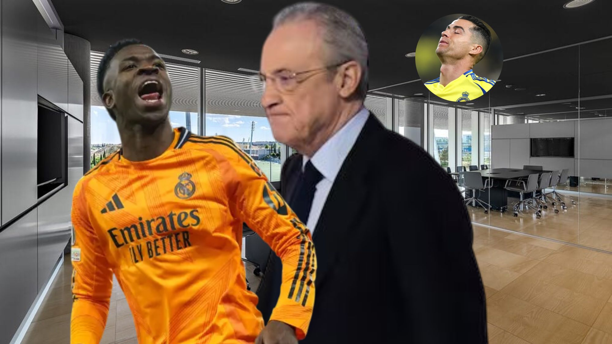 Florentino Pérez se vuelve a enfrentar parecida a la que tuvo con Cristiano Ronaldo en su momento Florentino Pérez se vuelve a enfrentar parecida a la que tuvo con Cristiano Ronaldo en su momento