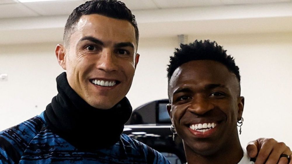 Cristiano Ronaldo y Vinicius Junior Cristiano Ronaldo y Vinicius Junior
