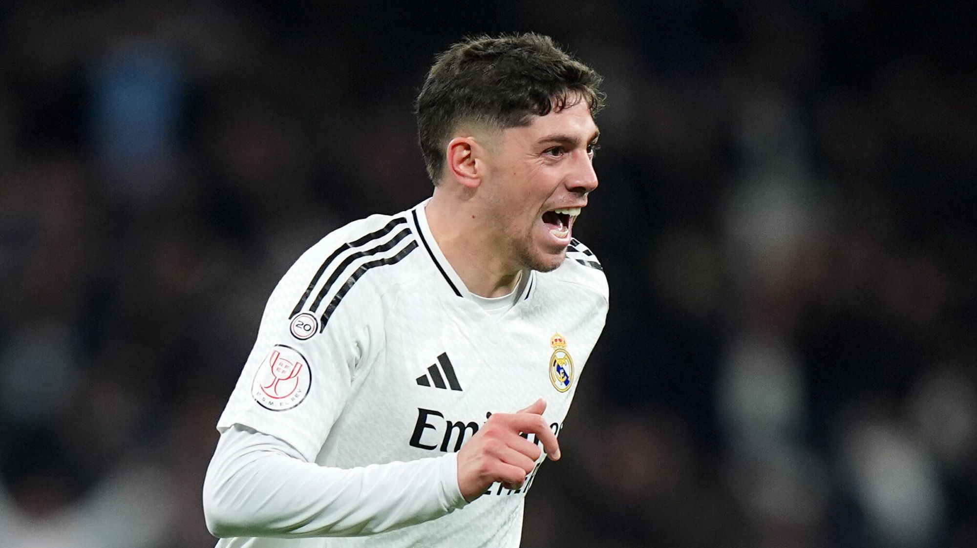 Federico Valverde en un partido con el Real Madrid.