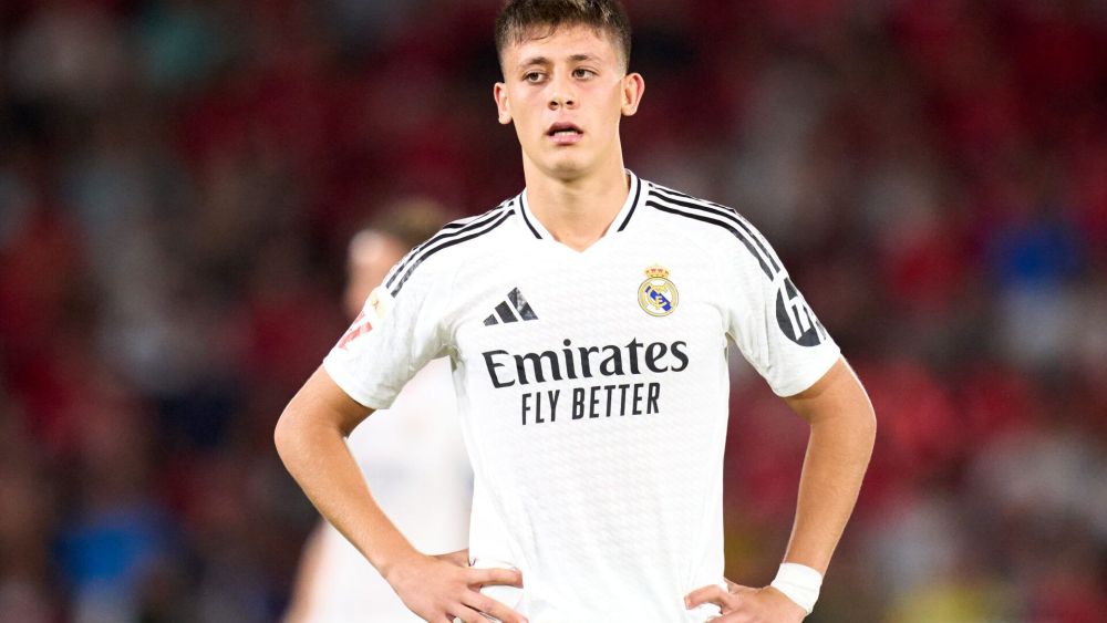 Arda Güler durante un partido del Real Madrid esta temporada Arda Güler durante un partido del Real Madrid esta temporada