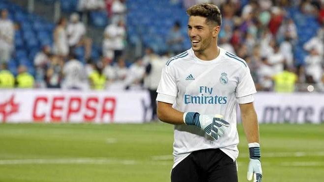 Luca Zidane con el Real Madrid 