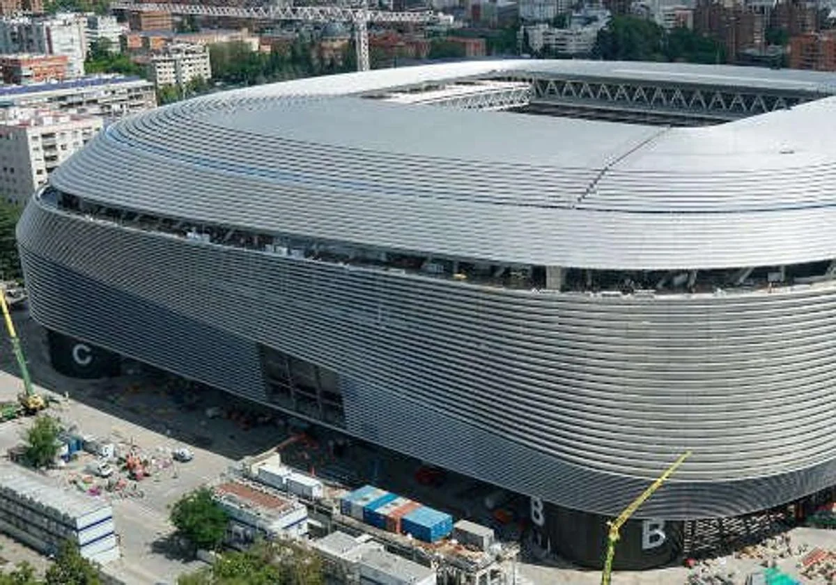 Vista aérea del Nuevo Bernabéu