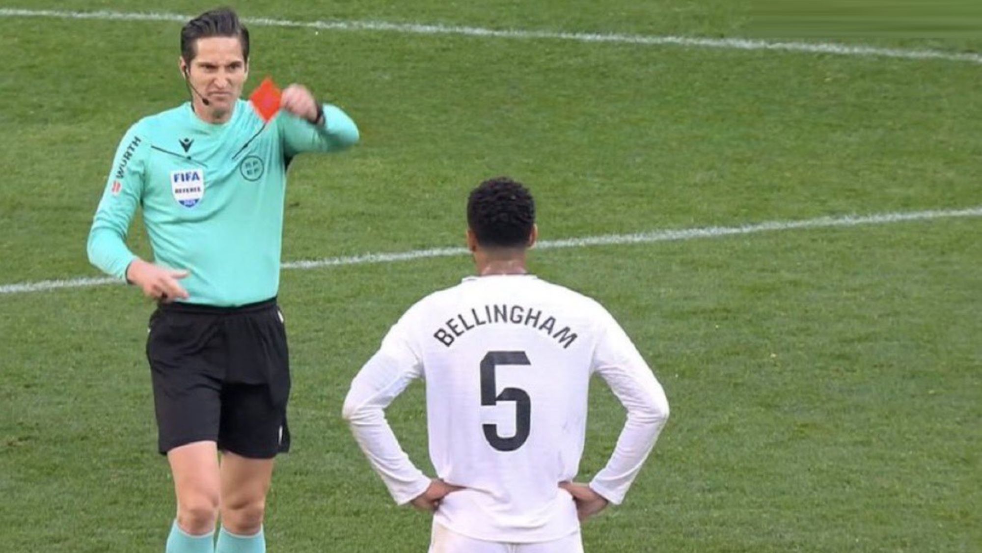 José Luis Munuera Montero expulsó injustamente a Jude Bellingham en el partido contra Osasuna del pasado sábado. José Luis Munuera Montero expulsó injustamente a Jude Bellingham en el partido contra Osasuna del pasado sábado.