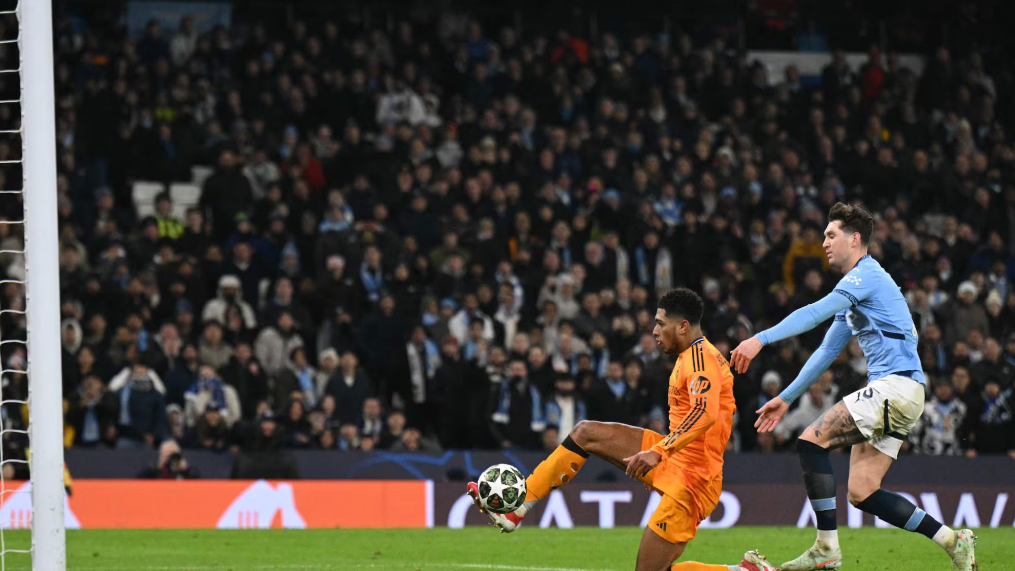 Jude Bellingham marcó el gol del Madrid en el Etihad que le pone en ventaja en la eliminatoria ante el Manchester City.