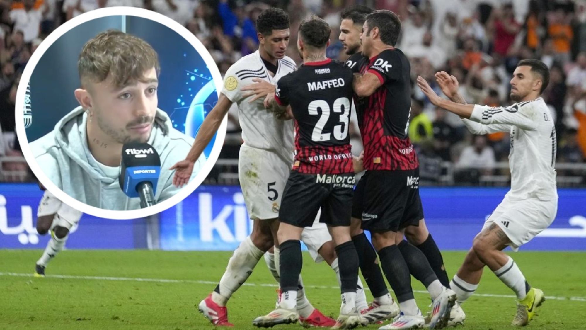 Las últimas palabras de Pablo Maffeo en las que ataca a Jude Bellingham.