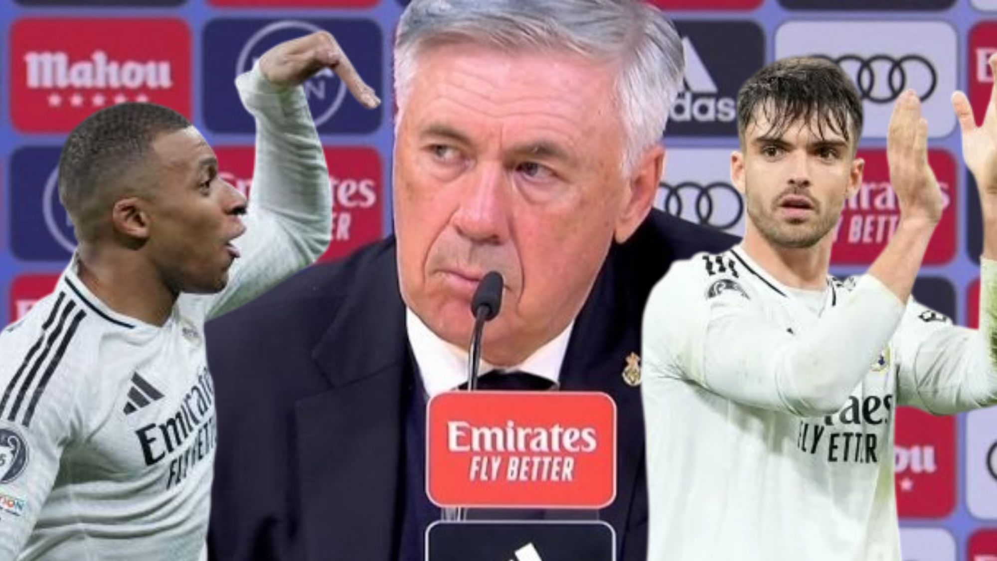 Carlo Ancelotti manda un mensaje a Mbappé y Asencio tras el encuentro