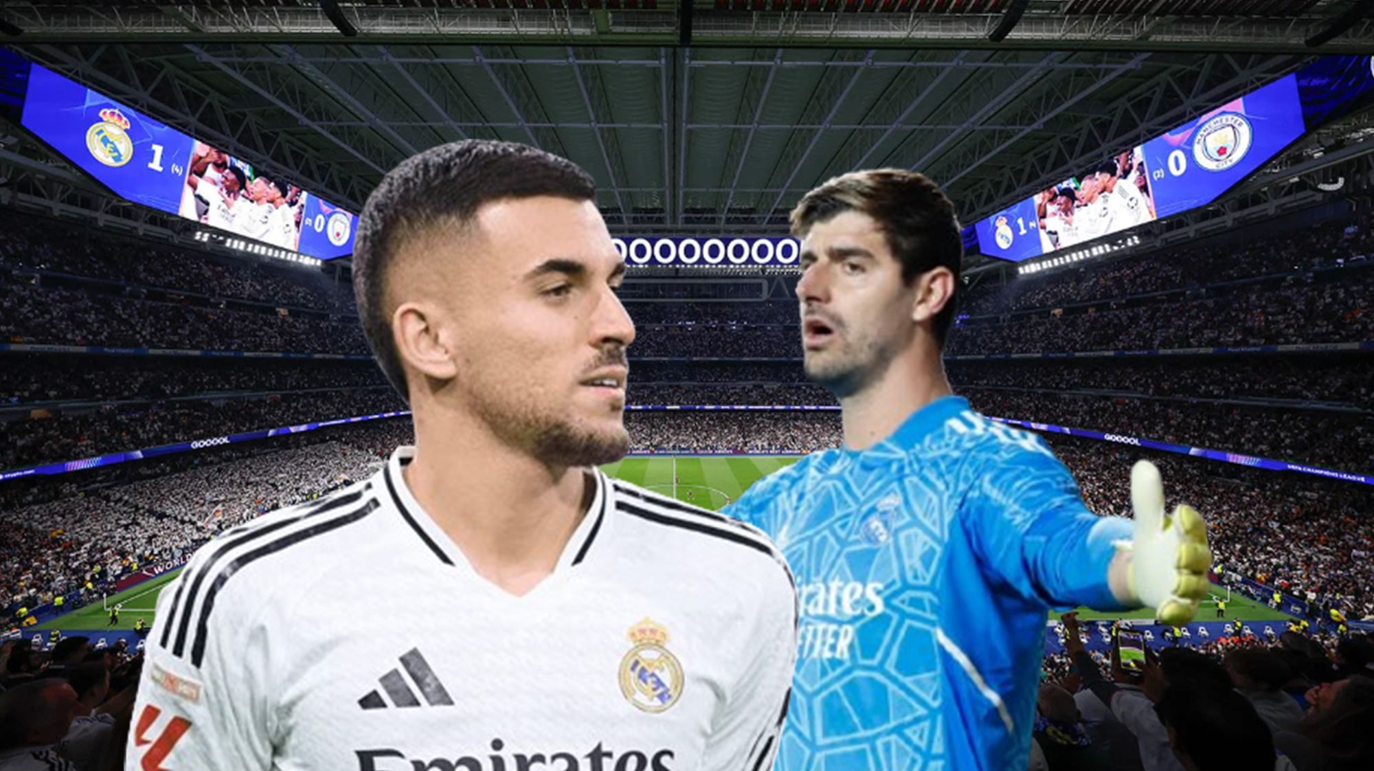 Dani Ceballos y Thibaut Courtois. 