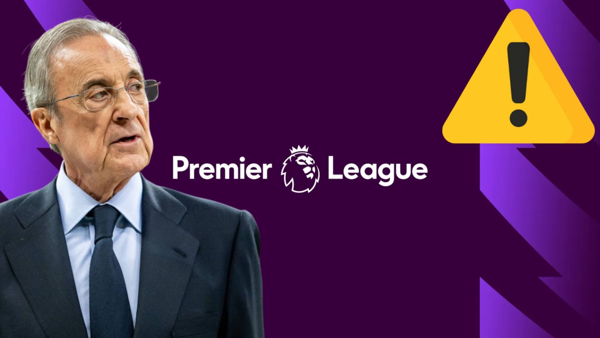 Florentino Pérez podría tener problemas con algunos clubes de la Premier, que podrían entorpecer la llegada de un futbolista al Real Madrid.