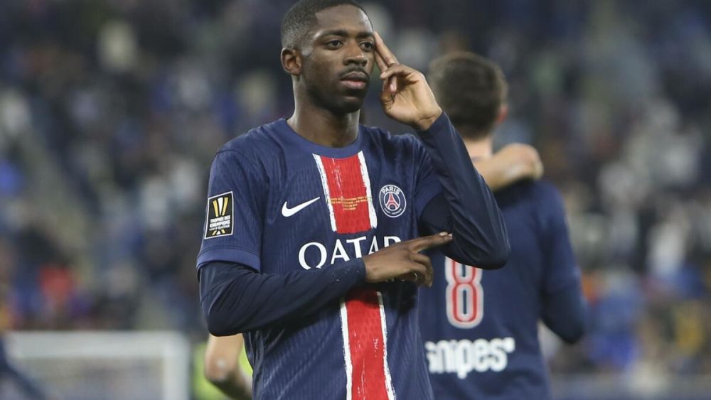 Dembélé con el PSG Dembélé con el PSG