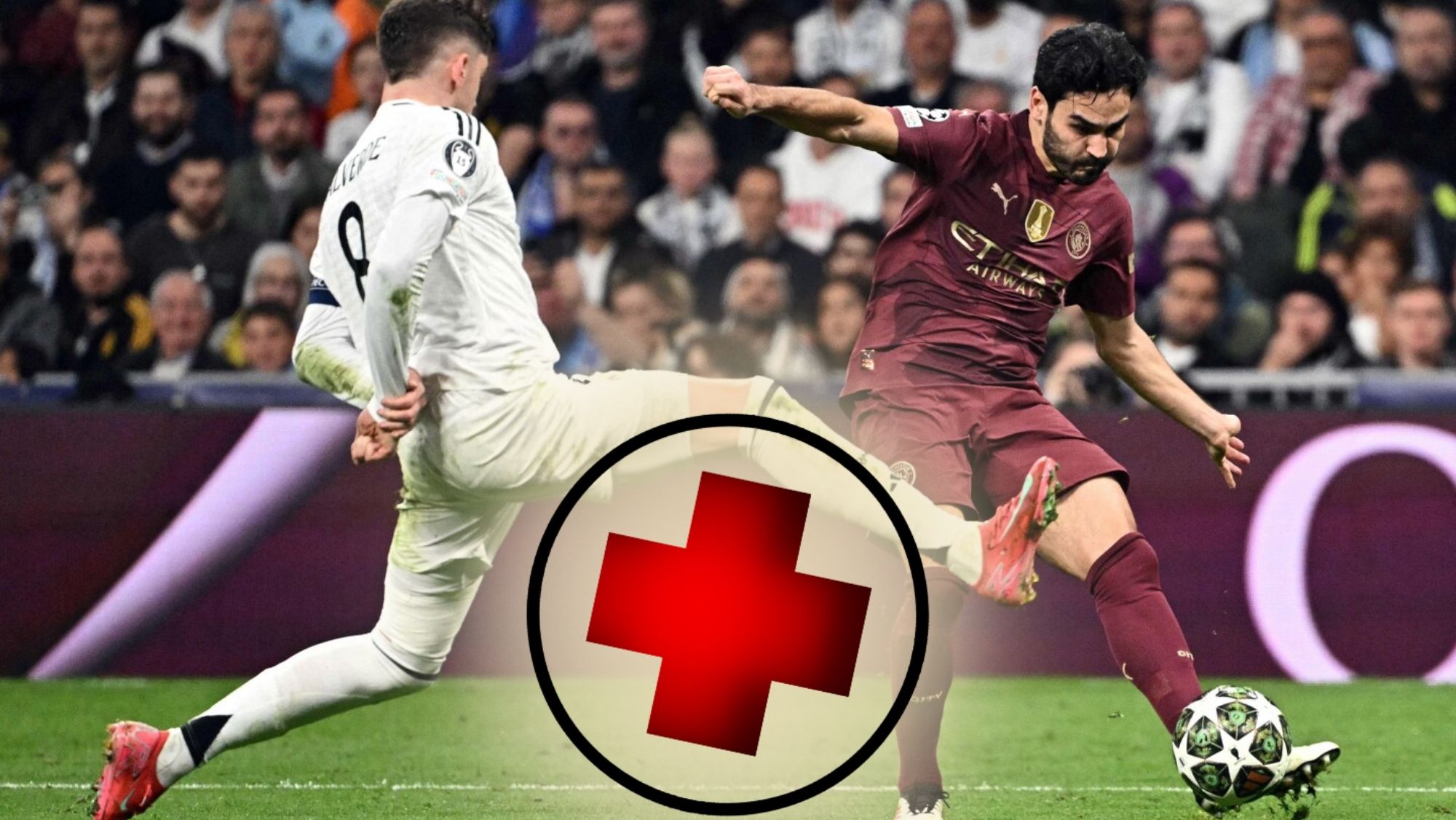 Fede Valverde podría estar tocado después del cansancio acumulado contra el Manchester City en la Champions.