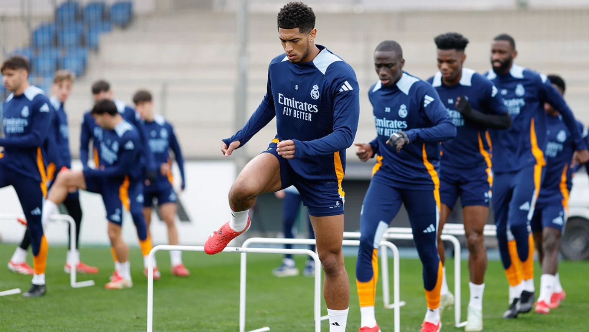 El Real Madrid se ha ejercitado esta mañana en Valdebebas antes de viajar a San Sebastián y disputar las semifinales de Copa con la Real Sociedad.