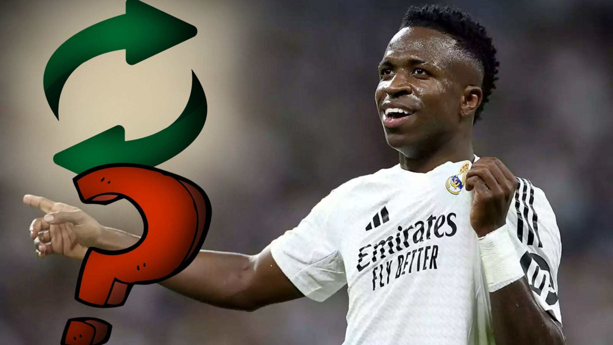 Vinicius podría salir del Real Madrid y el el club empiezan a moverse para buscarle un sustituto.