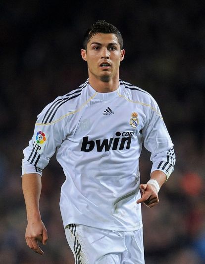 Cristiano Ronaldo en su primer año con el Real Madrid