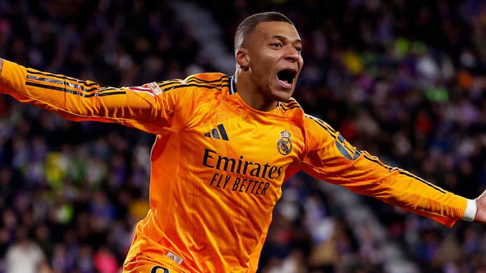 Mbappé celebrando eufórico