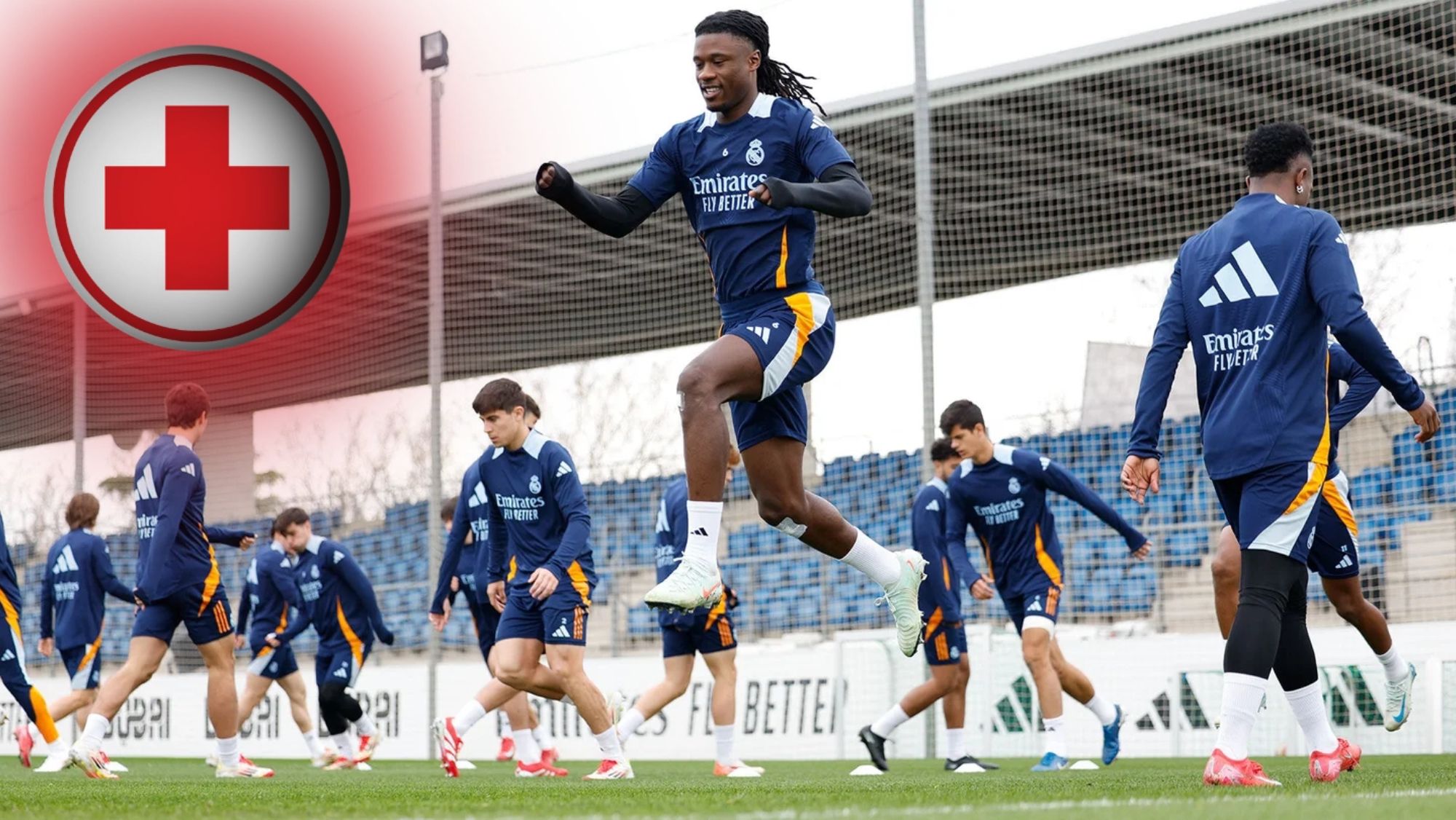 El Real Madrid se ha entrenado esta mañana con una ausencia destacada. El Real Madrid se ha entrenado esta mañana con una ausencia destacada.