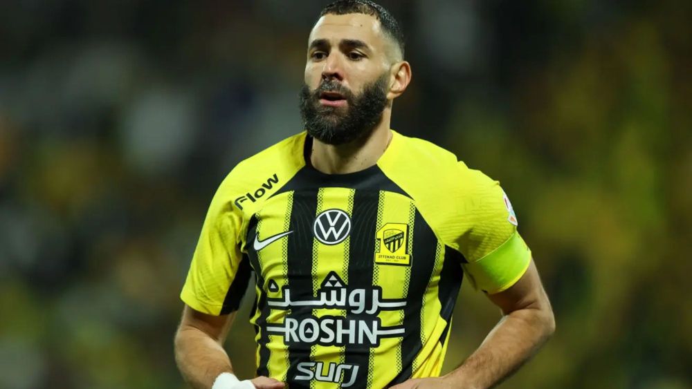 Karim Benzema juega actualmente en el Al-Ittihad de Arabia Saudí y tiene contrato hasta 2026.