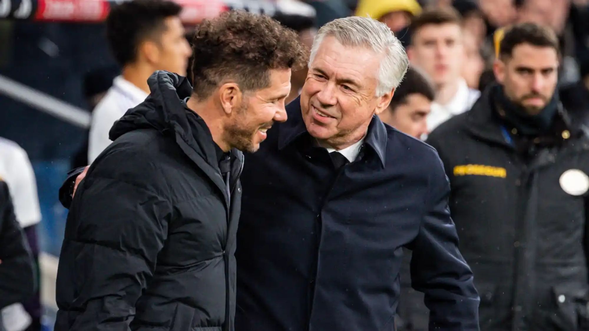 El último aviso de Simeone a Carlo Ancelotti antes del derbi en el Santiago Bernabéu. El último aviso de Simeone a Carlo Ancelotti antes del derbi en el Santiago Bernabéu.