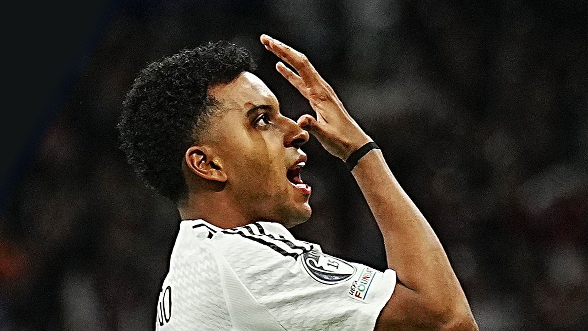 El gesto de Rodrygo tras anotar el 1-0 en el derbi de Champions: su futuro, cerrado