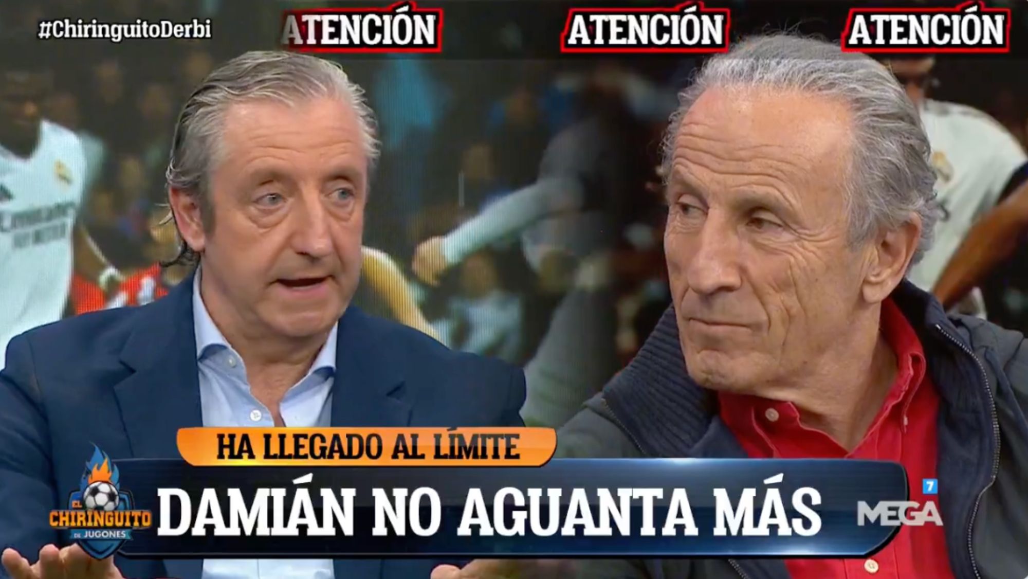 Josep Pedrerol deja mudo a Petón en 'El Chiringuito'.