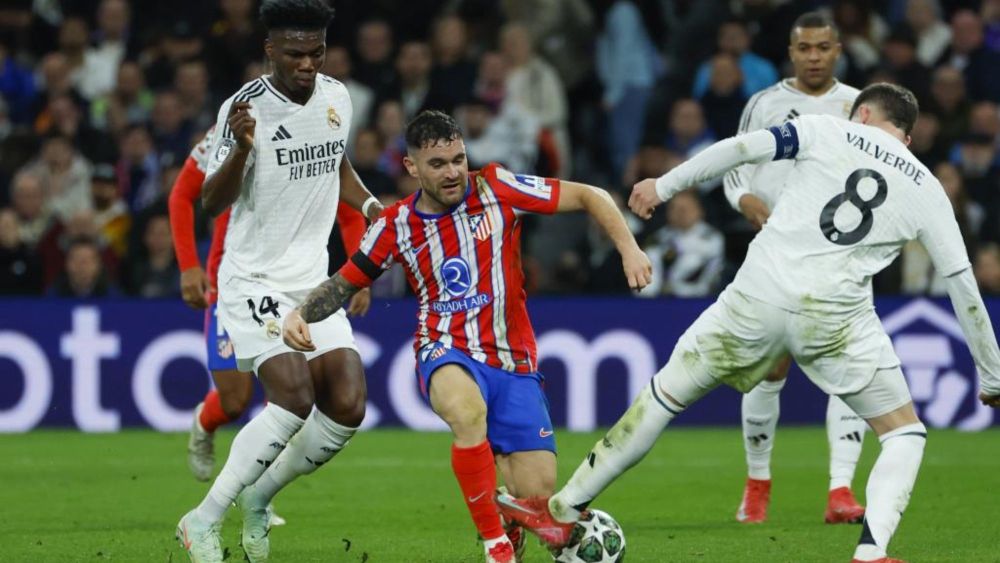 Fede Valverde, fundamental en la victoria ante el Atlético.