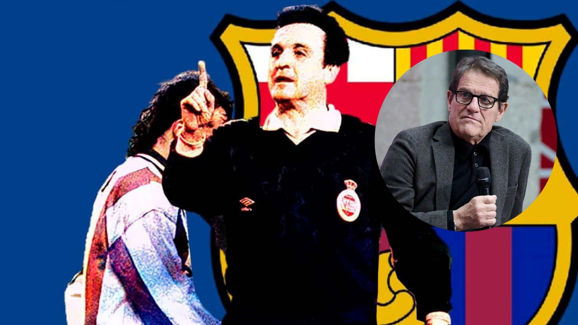 Fabio Capello y Negreira Barça Fabio Capello y Negreira Barça