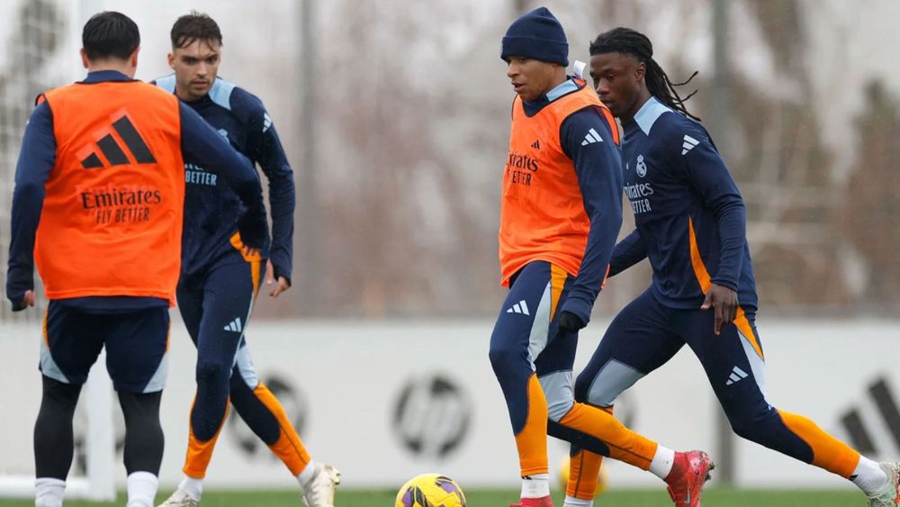 El Real Madrid se ha entrenado este sábado por la mañana en Valdebebas antes de enfrentarse al Rayo en Liga.