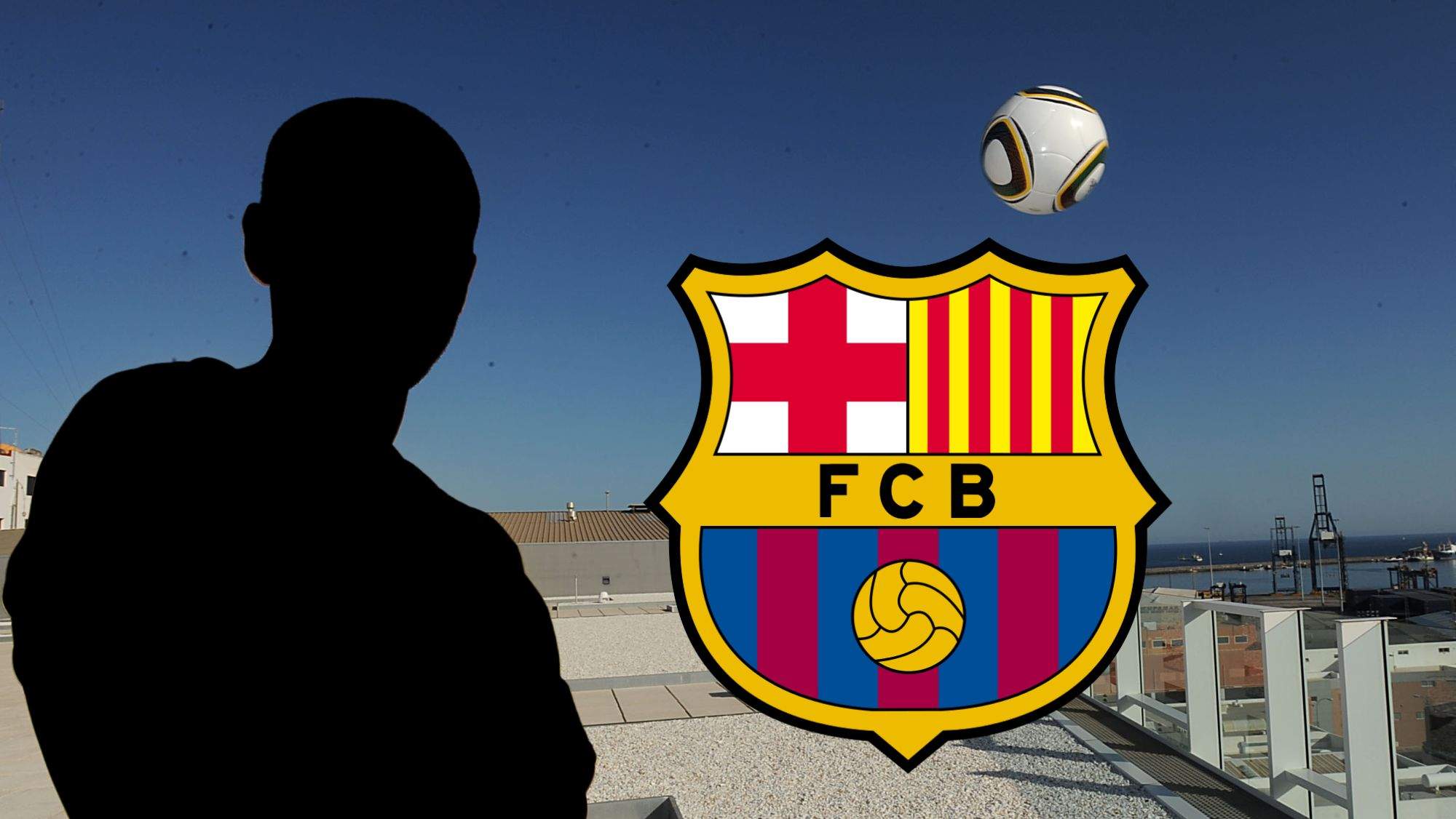 Guayre silueta y escudo Barça