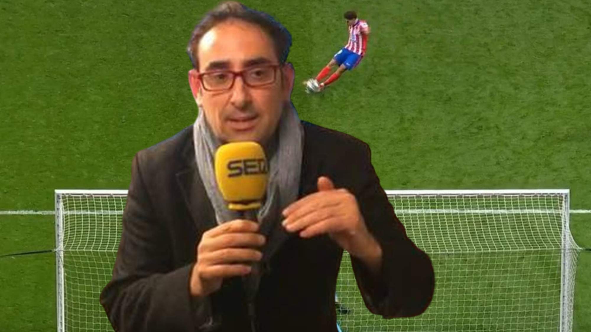 Iturralde González da la nota a la hora de valorar el penalti de Julián Álvarez