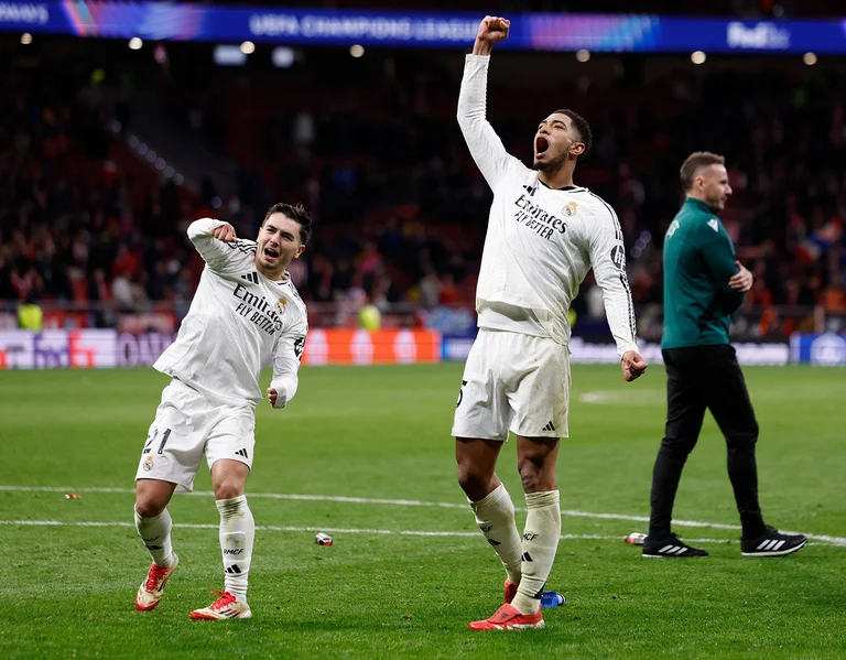 Bellingham celebrando la clasificación Bellingham celebrando la clasificación