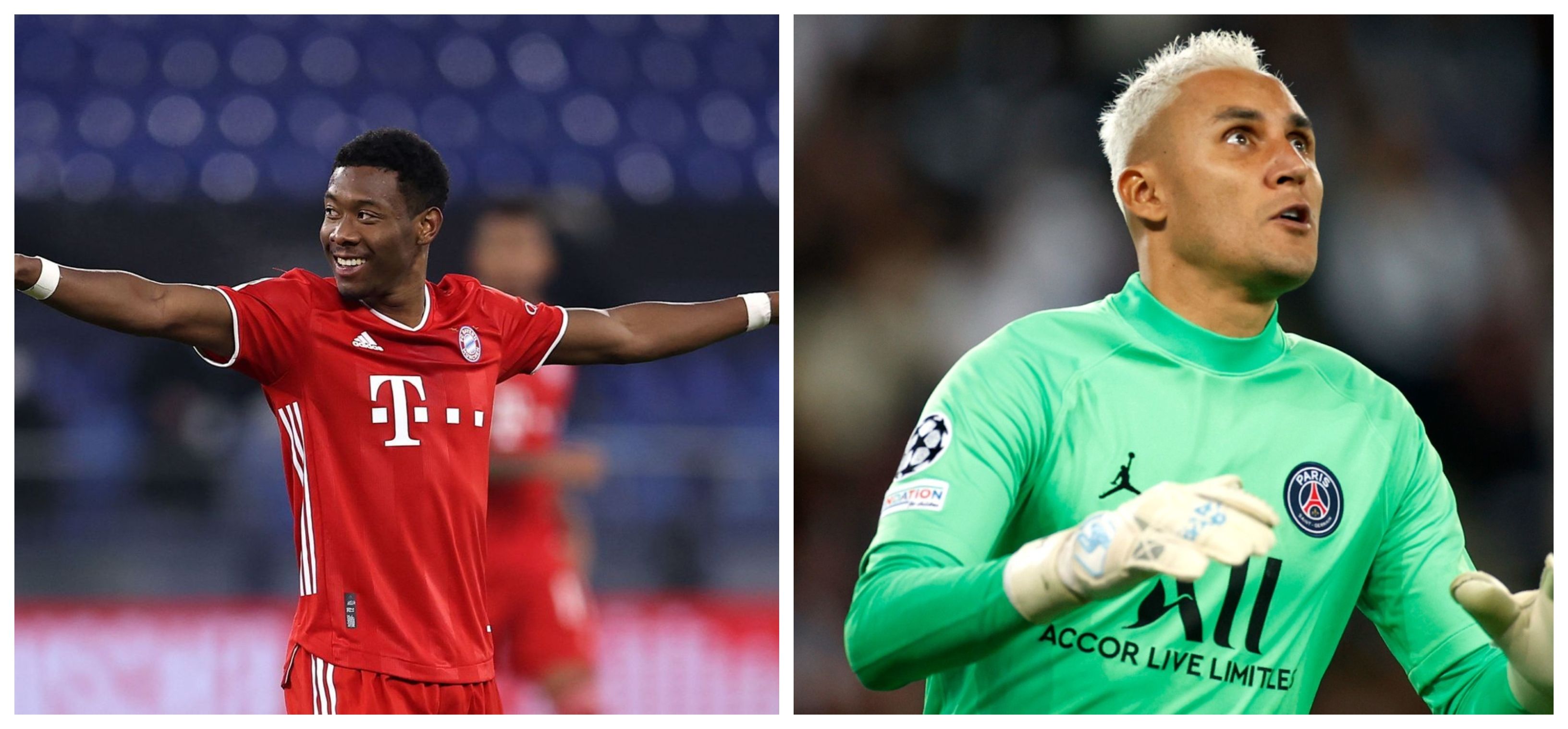 Keylor Navas y David Alaba