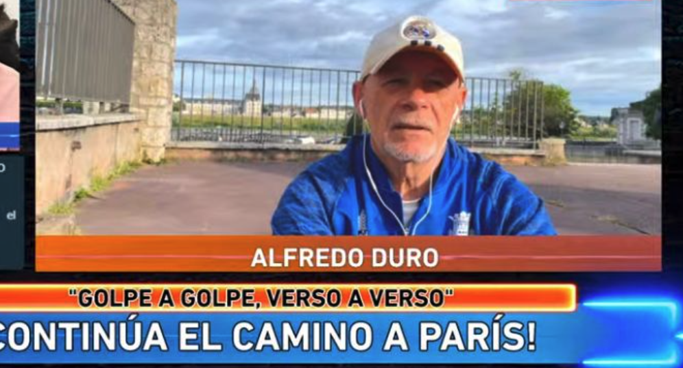 Alfredo Duro, muy emocionado así fue el final de su 'duro camino a París'