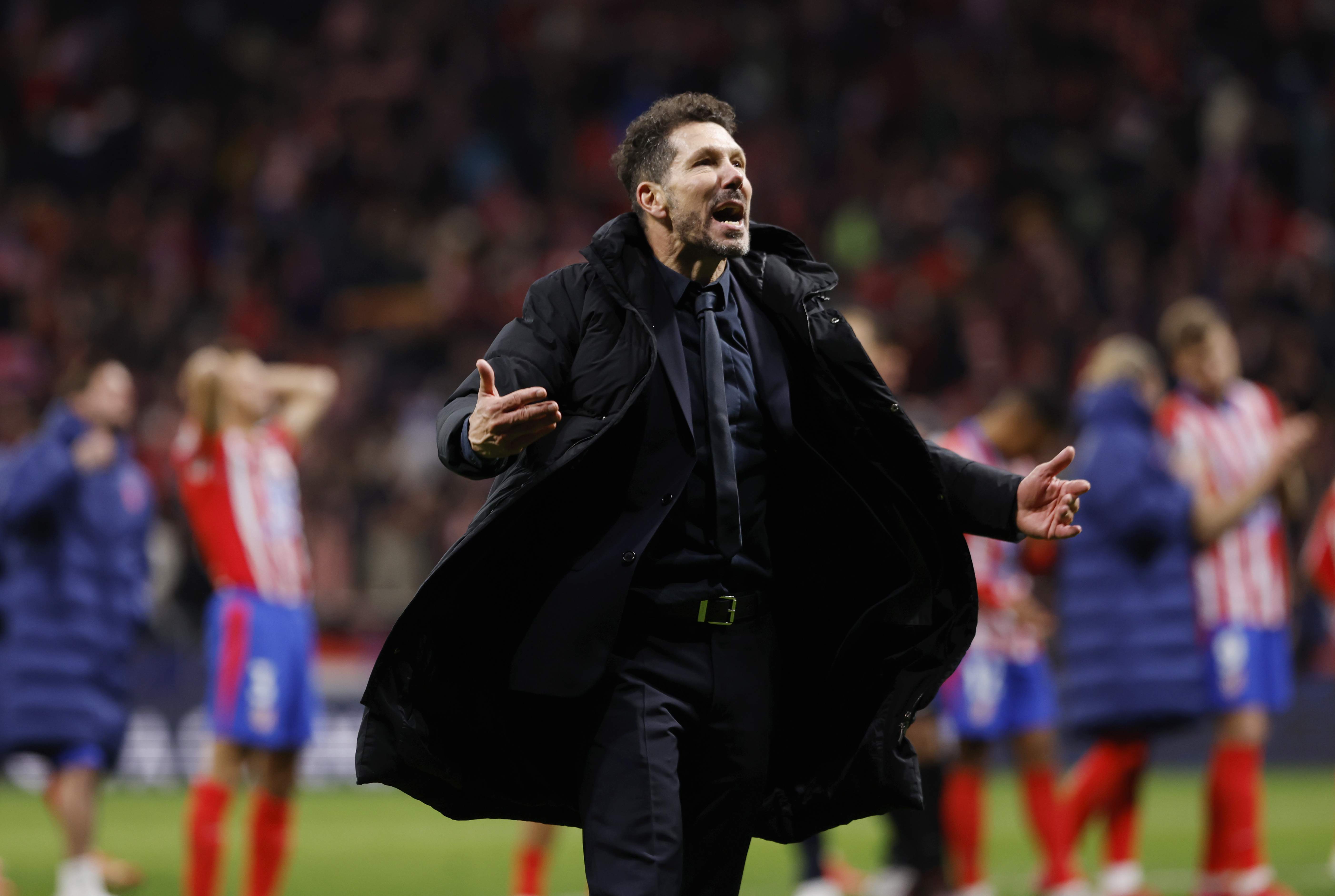 Simeone tras el partido de Champions
