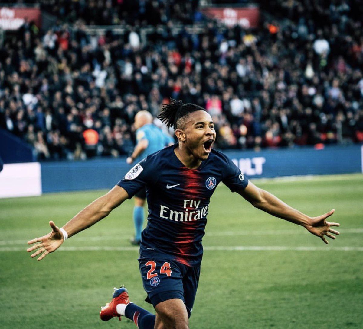 Christopher Nkunku en su pasado con el PSG