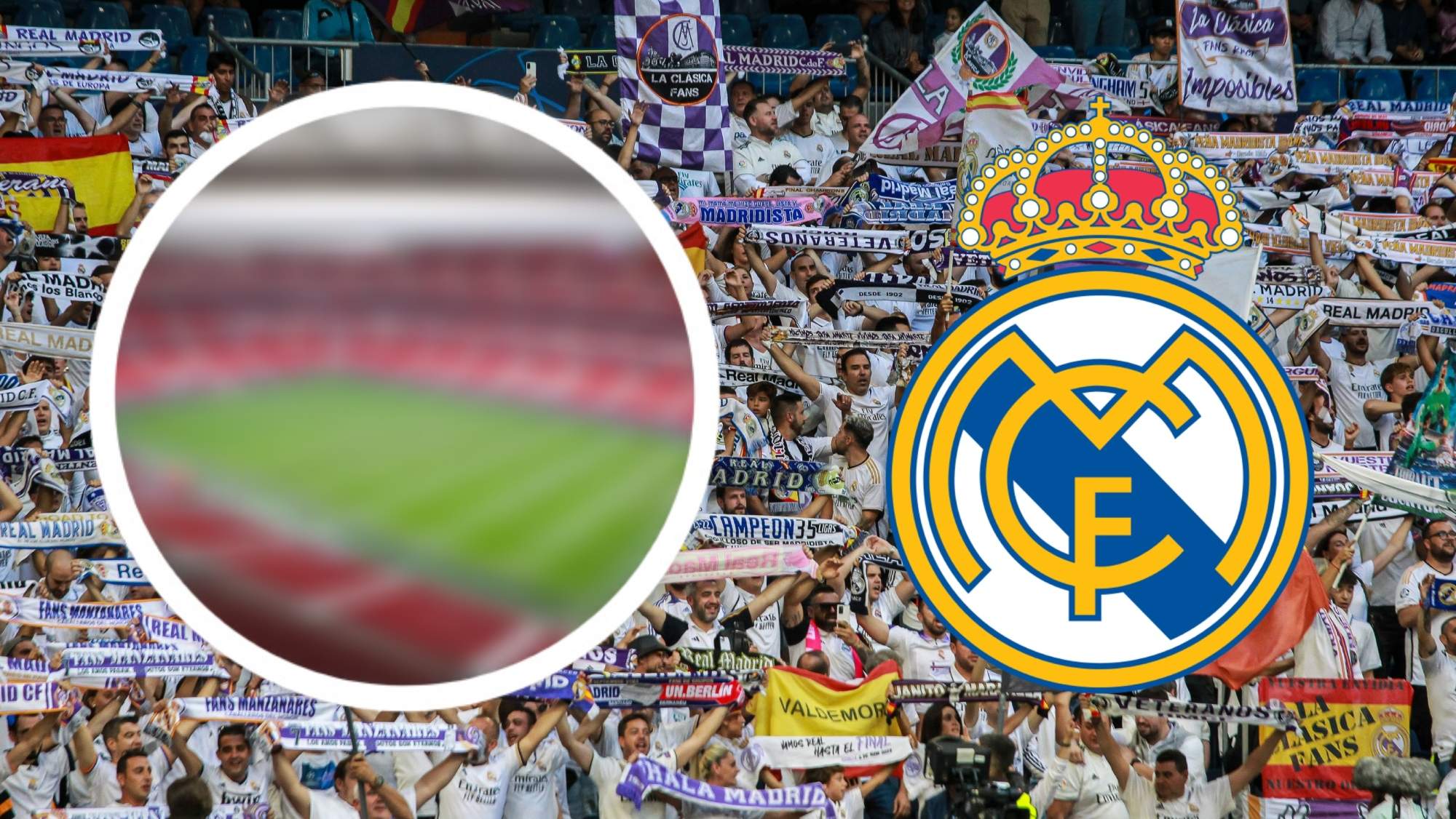 Los aficionados del Real Madrid celebran la sede elegida por la UEFA para la final de Champions.