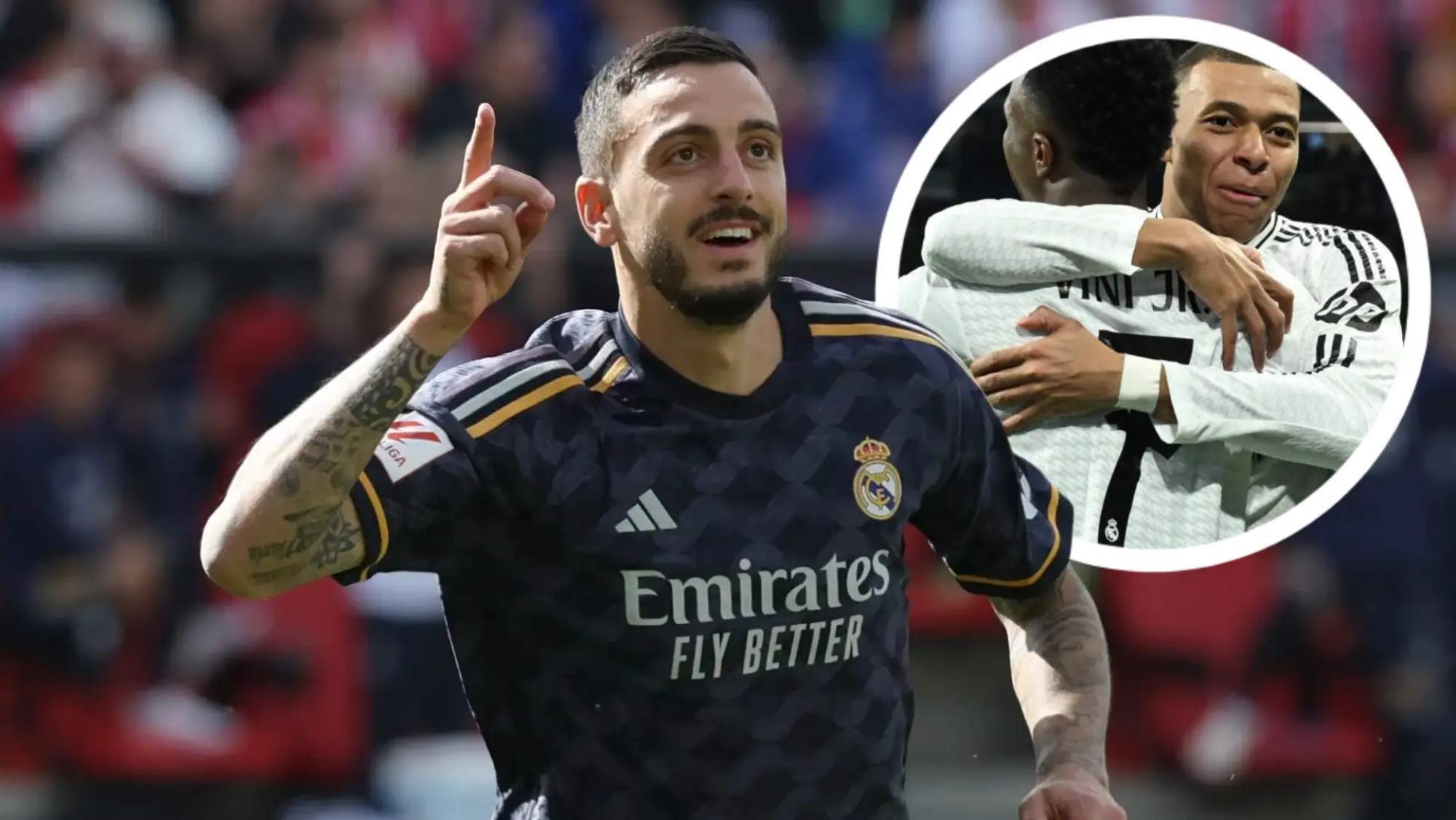 Joselu Mato habló sobre la relación de Vinícius y Mbappé en el Real Madrid.