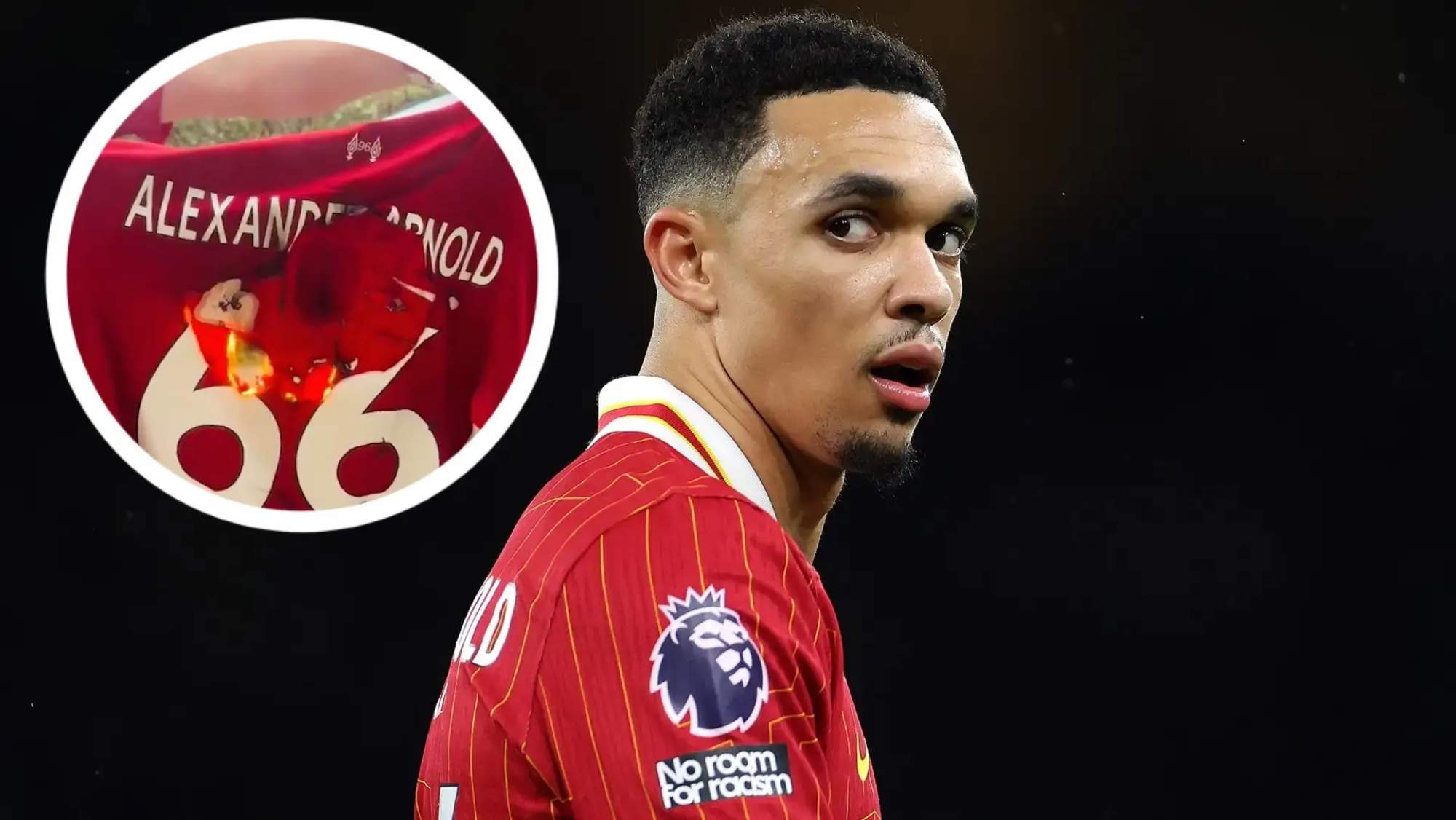 La reacción de los aficionados del Liverpool a la salida de Alexander-Arnold del club.