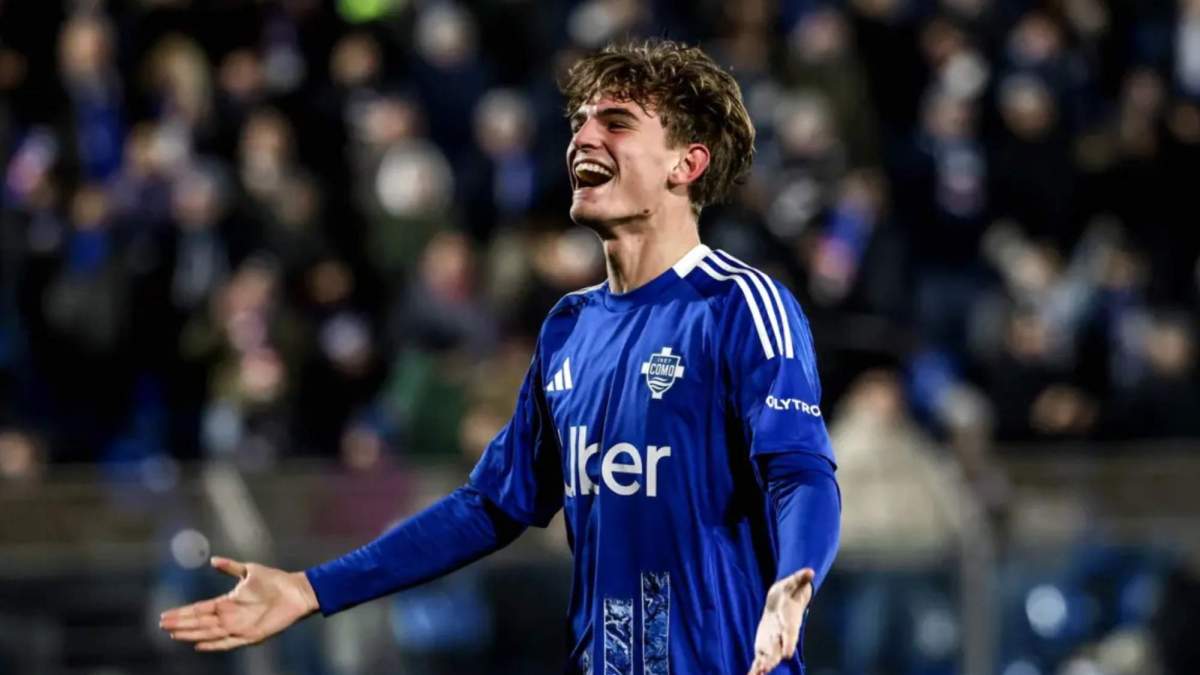 Nico Paz, que milita en el Como, es seguido muy de cerca por el Real Madrid.