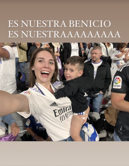 Mina Bonino con su hijo Benicio Mina Bonino con su hijo Benicio