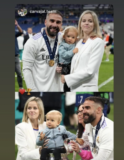 Daphne Cañizares junto a Dani Carvajal Daphne Cañizares junto a Dani Carvajal