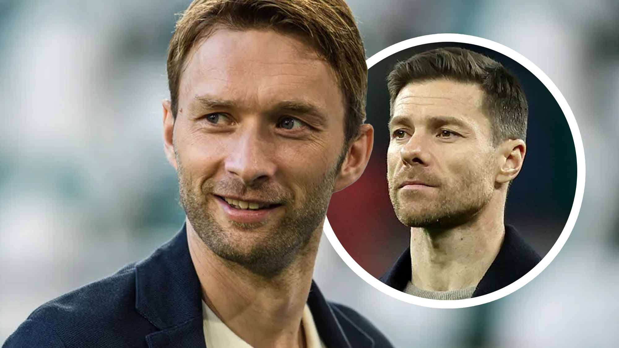 Simon Rolfes con Xabi Alonso a un costado