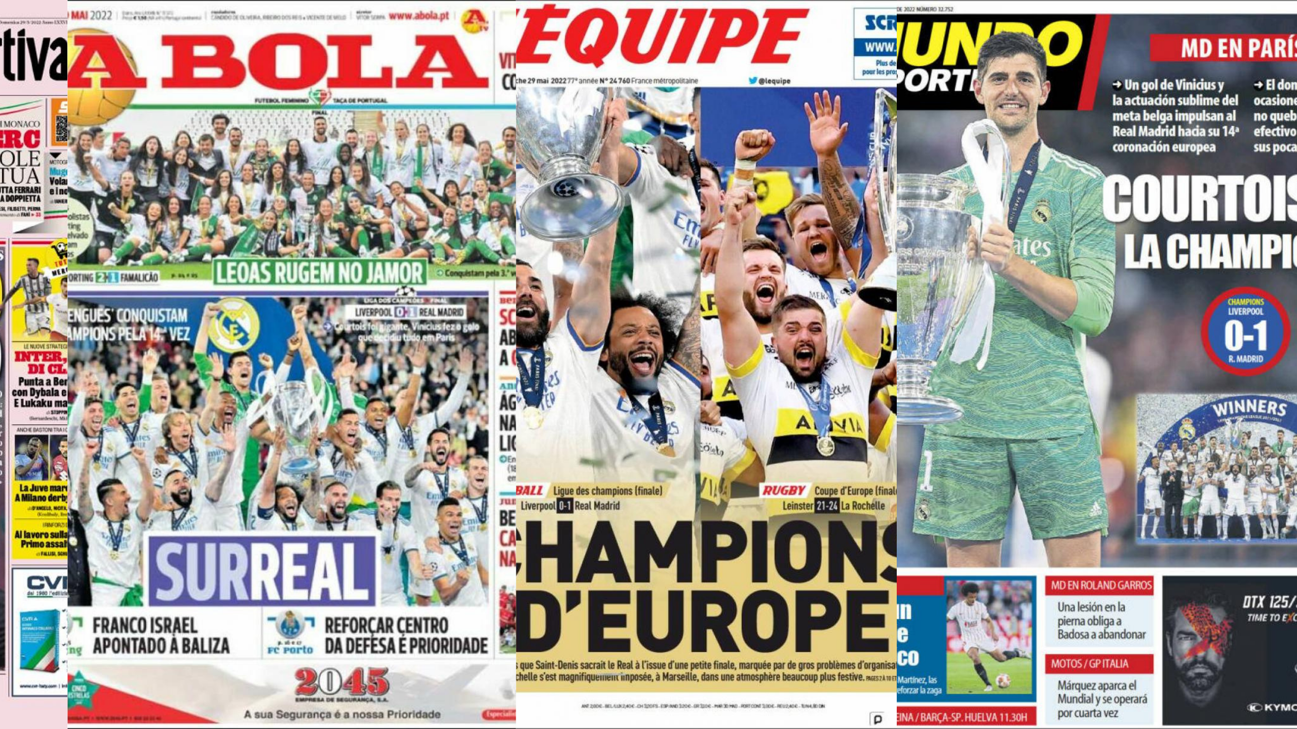 Las portadas de los principales diarios internacionales