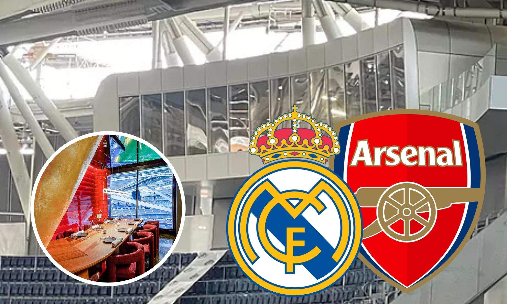 Palco VIP Bernabéu y Arsenal - Real Madrid