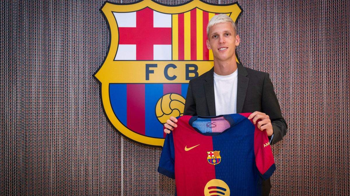La presentación de Dani Olmo tras fichar por el FC Barcelona. La presentación de Dani Olmo tras fichar por el FC Barcelona.