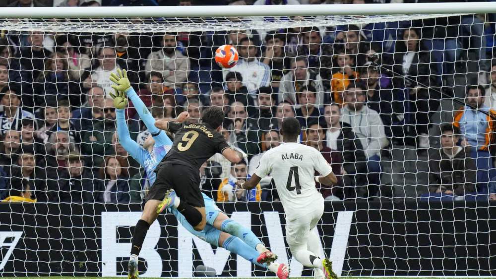 Hugo Duro marcó en el 94' al Real Madrid en el Bernabéu.