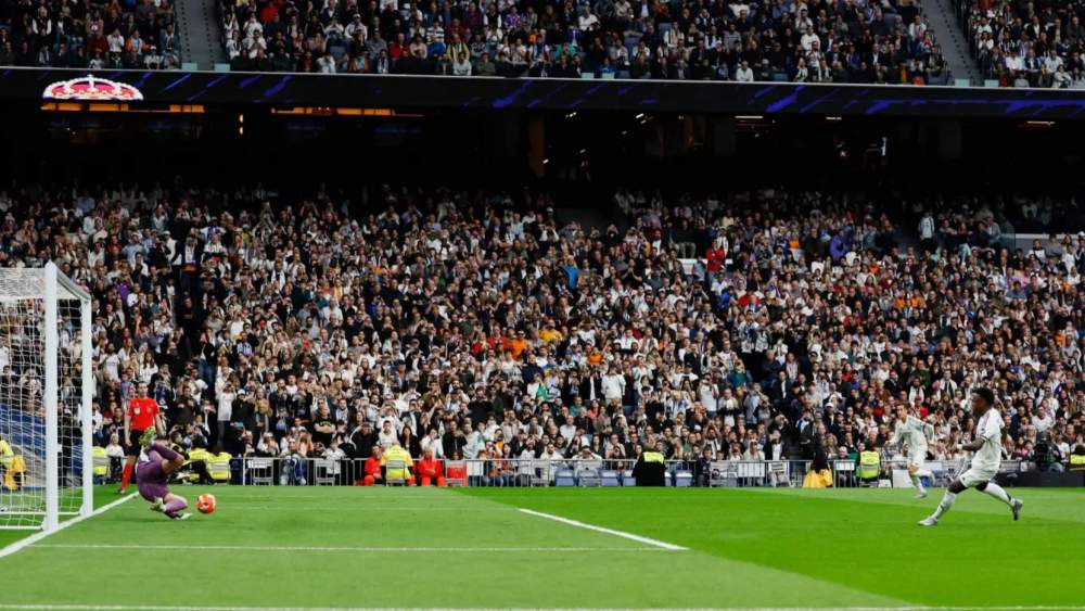 Vinicius falló otro penalti contra el Valencia. Vinicius falló otro penalti contra el Valencia.