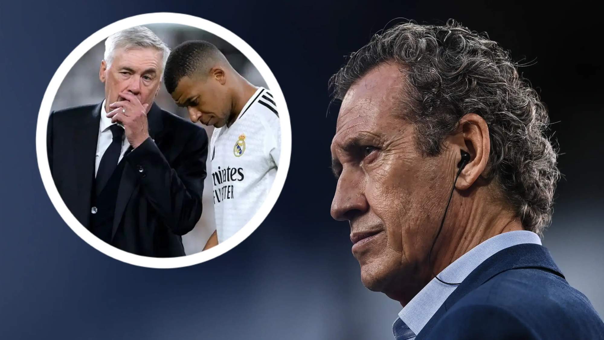 El mensaje de Jorge Valdano a Ancelotti sobre la posición de Mbappé en el campo.