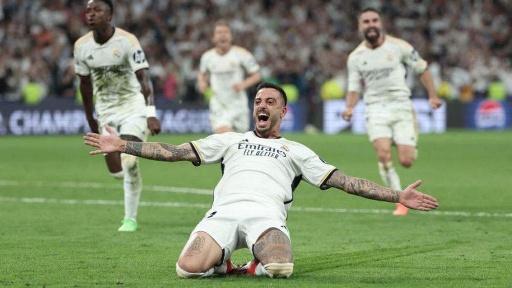 Joselu en la remontada contra el Bayern Joselu en la remontada contra el Bayern