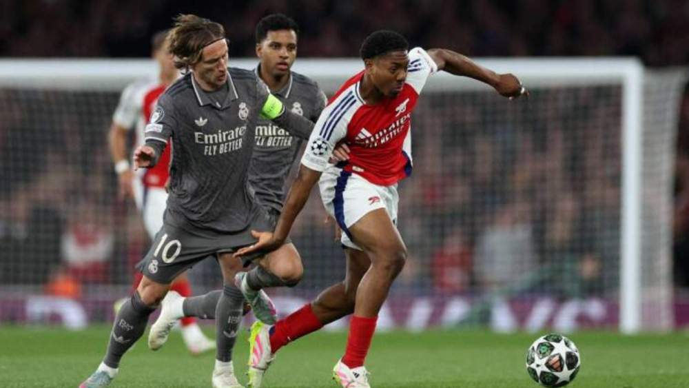 Luka Modric, en el partido de este martes en el Emirates. Luka Modric, en el partido de este martes en el Emirates.